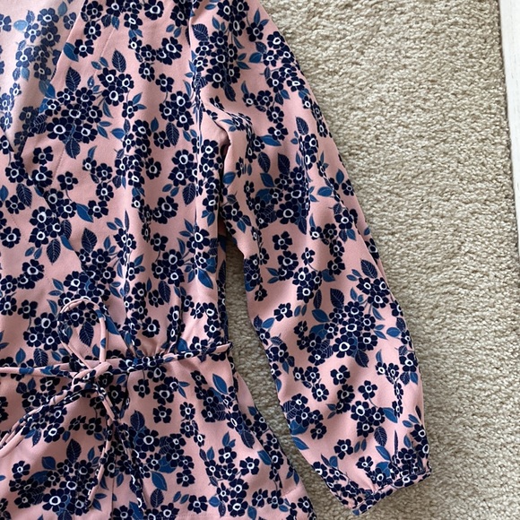 J. Crew Drapey Crepe Faux Wrap Top - Picture 4 of 10